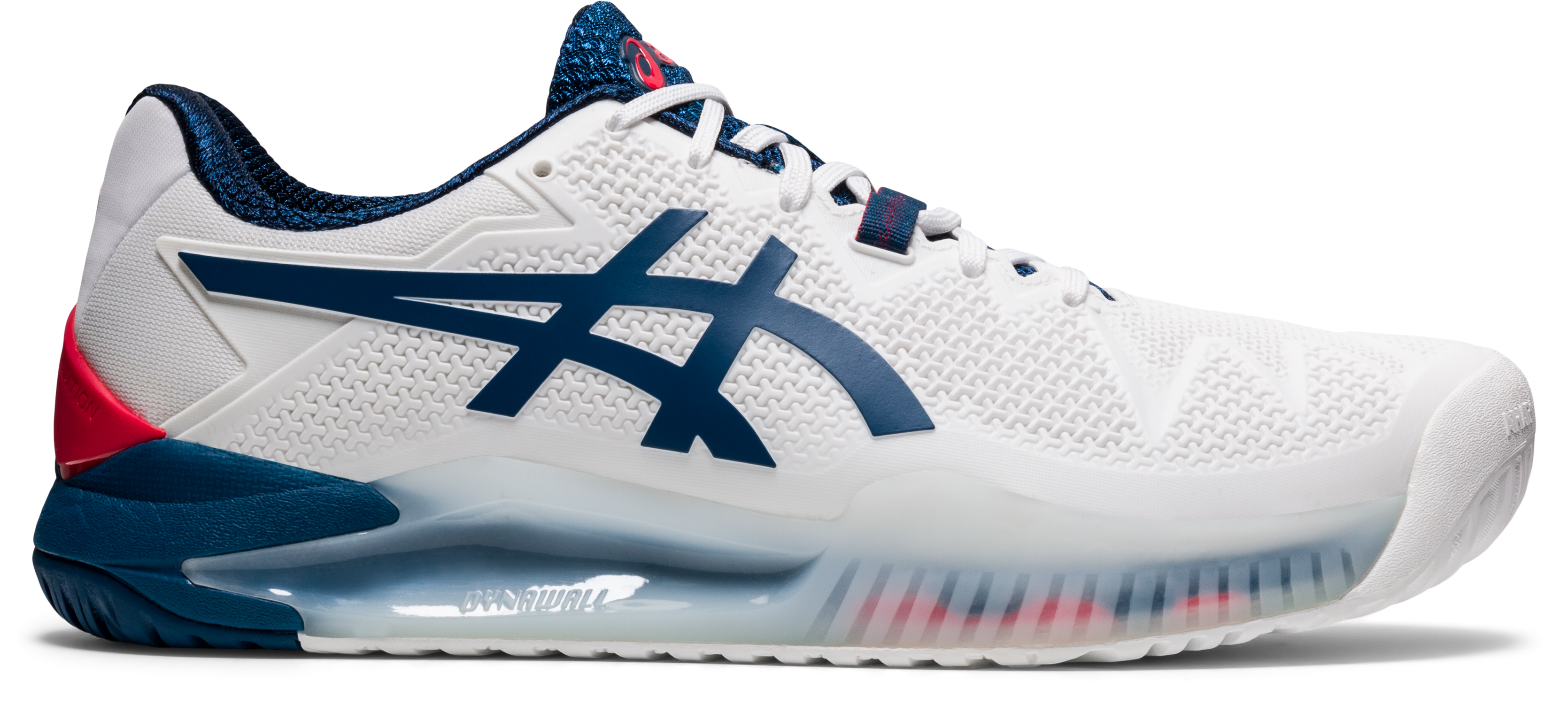 asics tennis shoes wide