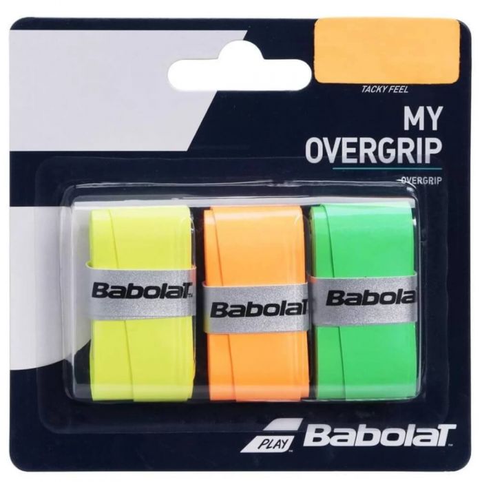 Babolat My Overgrip in Orange Green Yellow 3 Pack ATR SPORTS