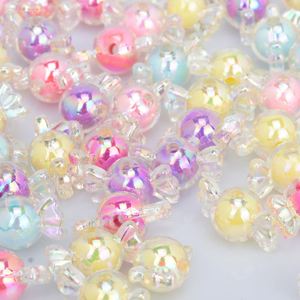 plastic candy beads