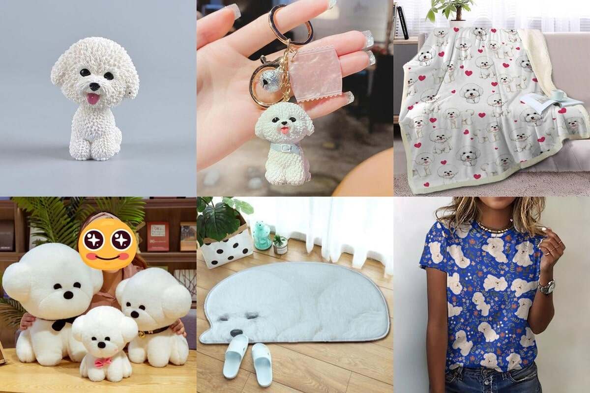 Image collage of Bichon Frise Gifts