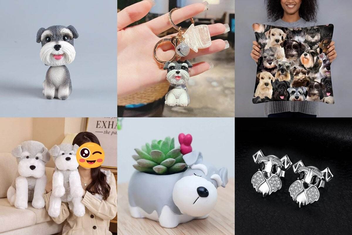 Image collage of Schnauzer Gifts