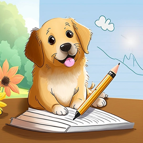Image of the Poet Retriever who can write you a personalized poem for your dog
