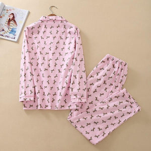 dachshund print pyjamas