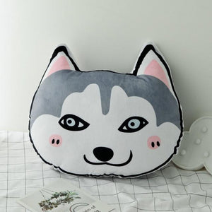 Shiba Inu Love Stuffed Cushion and Neck PillowCar AccessoriesCar PillowHusky