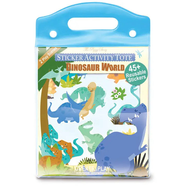 Dry Erase Coloring Book with Reusable Stickers- Animals Around the World -  The Piggy Story