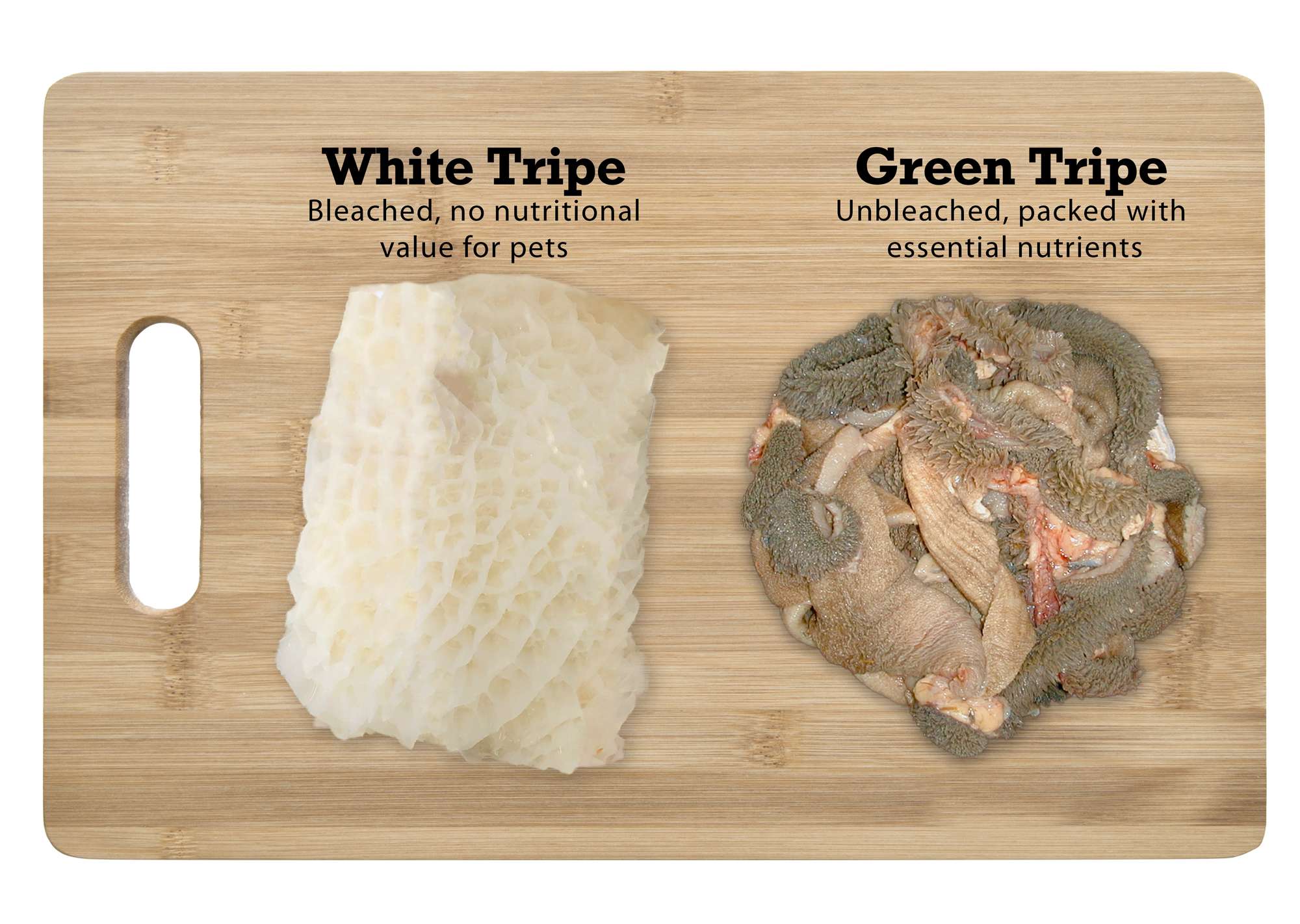 White Tripe vs Green Tripe