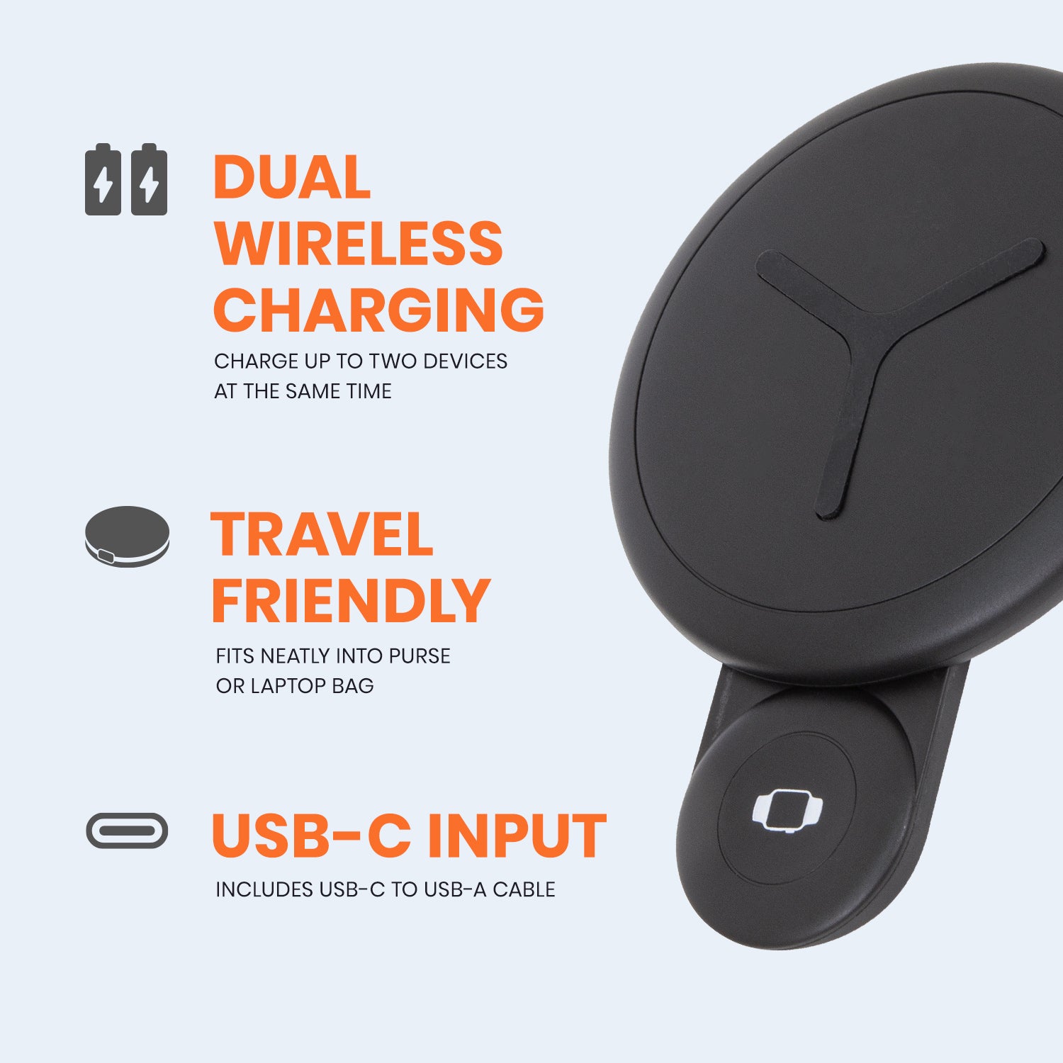 2-in-1 Wireless Charging Station – Helix