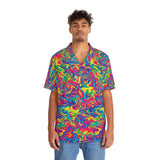 Fluidity Men's Rave Hawaiian Shirt - Cosplay Moon - Festival Shirt For Men