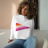 Lesbian Flag Crop Hoodie -  lesbian hoodies - cosplay moon