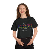 Hula Hoop Cropped Short Sleeve T-Shirt - hula hoop clothing