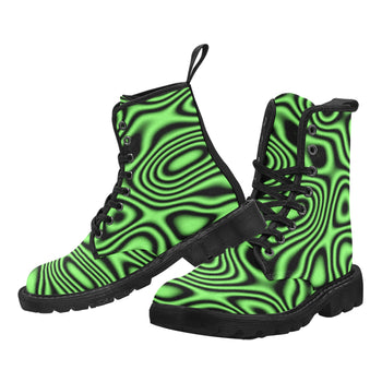 lime chaos rave boots for men - cosplay moon