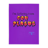 Con Plague Purple Polyester Blanket