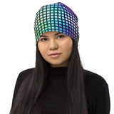 Pixelated Festival Beanie - rave and festival beanies