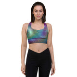 longline rave or festival sports bra - cosplay moon