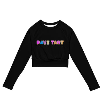 rave tart long sleeve crop top - cosplay moon - athletic long sleeve crop top