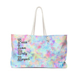 gifts for rave, edm, festival - cosplay moon weekender bag PLUR