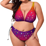 sunset stars plus size bikini - cosplay moon