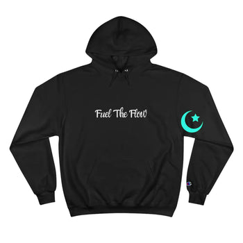 fuel the flow champion hoodie, edm, rave - cosplay moon