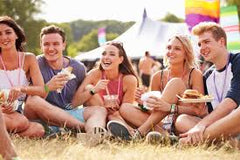 eating healthy at festivals