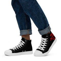 chinese dragon men's high top canvas shoes - cosplay moon