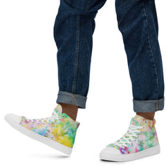 mensfestivaloutfits, men'stie-dyehightopcanvasshoes, cosplaymoon