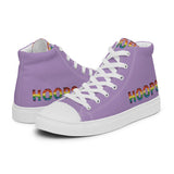 HOOPS Women's Purple High Top Canvas Shoes - hula hoop clothing and shoes