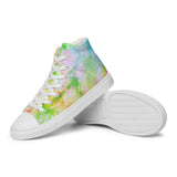 tie dye laceup canvas shoes - cosplay moon