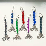 Mountain Bike Keychain Keyring Key Fobs Gift for Cyclist            Bicycle Rider made from Upcycled Bike Parts Tour Cyclist            Present - Awesome Bike Gifts - Bike Essentials Accessories And            T-shirts