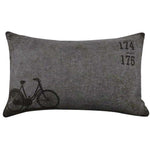 Bicycle Linen Square Throw Flax Pillow Case Decorative          Cushion Pillow Cover - Awesome Bike Gifts - Bike Essentials          Accessories And T-shirts