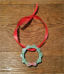 Christmas Wreath - Bicycle Chain Tree Decoration Cute            Handmade Gift will be loved by any Cyclist or Bike Rider -            Awesome Bike Gifts - Bike Essentials Accessories And T-shirts