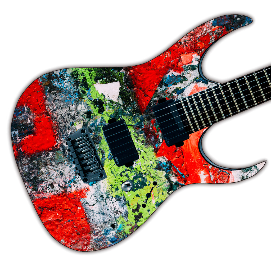 custom guitar skin wrap laminated air lease print decal vinyl graffit