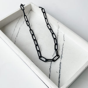 XL Paperclip Necklace 18”
