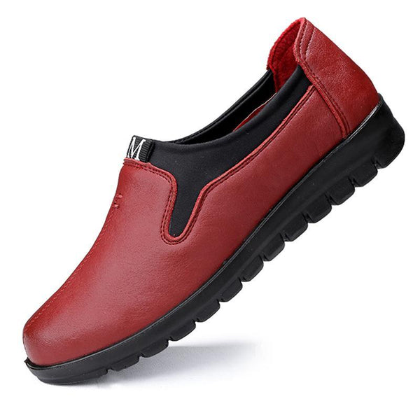 soft leather walking shoes