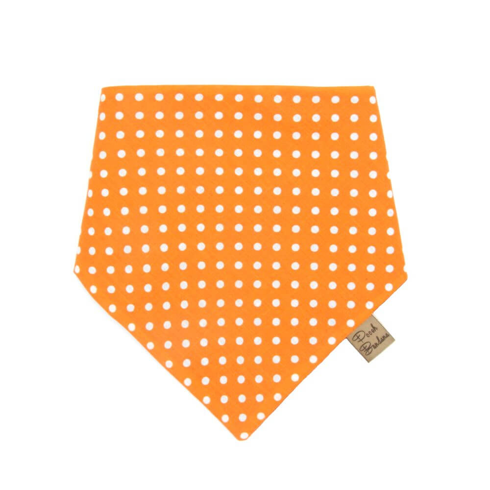 dog bandana orange