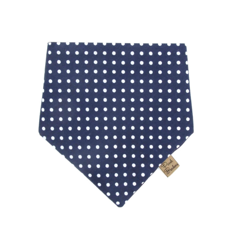 polka dot dog bandana