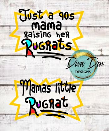 Download 90s Mom Rugrats Diva Den Designs