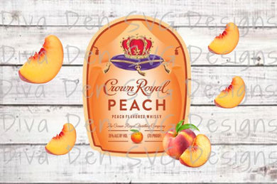 Free Free 227 Peach Crown Royal Label Svg SVG PNG EPS DXF File