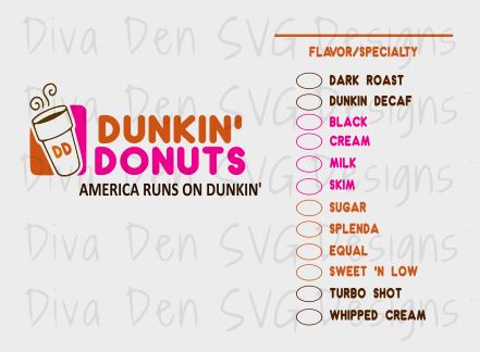 Dunkin Donuts Diva Den Designs