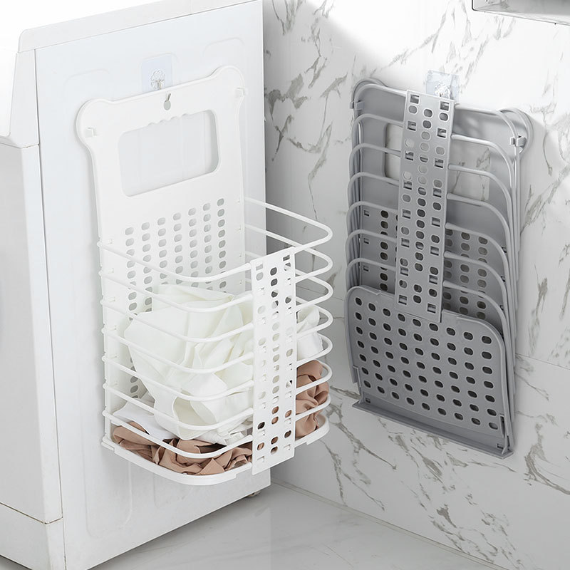 wall mounted laundry baskets