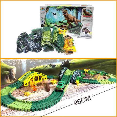 circuit voiture dinosaure