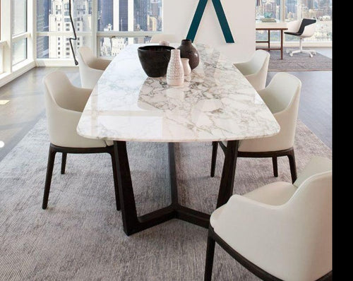 Marble / Stone Top Dining Table ( Custom Made )
