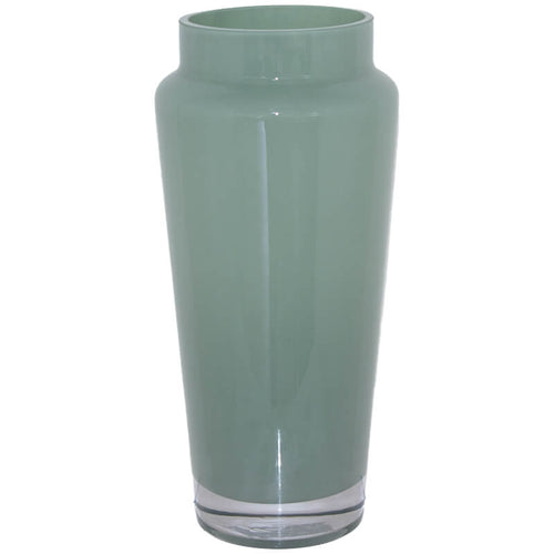 Large Sage Green Glass Vase