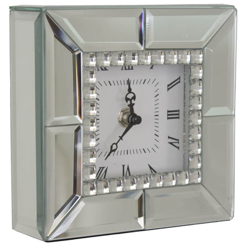 Diamond Mirror Clock