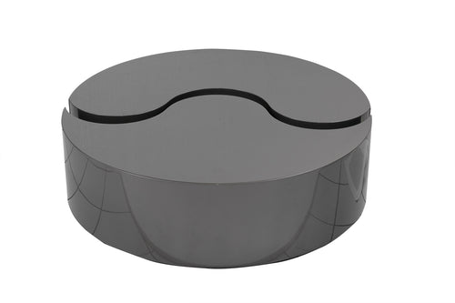 The Eye Coffee Table  Hi-Gloss Metallic Grey