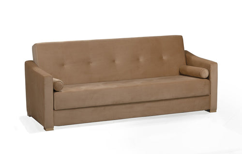 Estrela  Sleeper Couch -  Luxury Beige Velvet