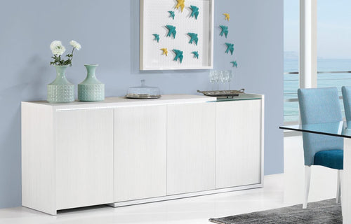 Baia 4-Door Sideboard With LED Lighting