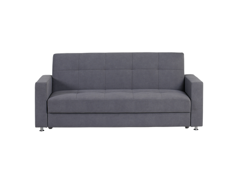 Kelly Sleeper Couch In Grey fabric