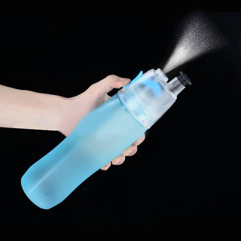 water bottle and spray