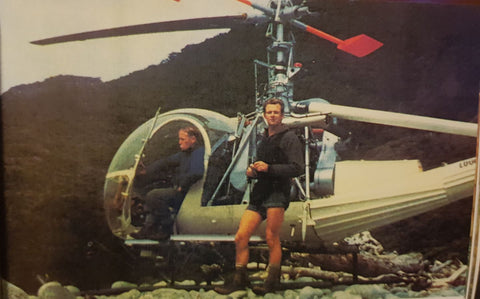 Legendary pilot William (Bill) Black MBE was one of the pioneers of live deer capture from helicopters