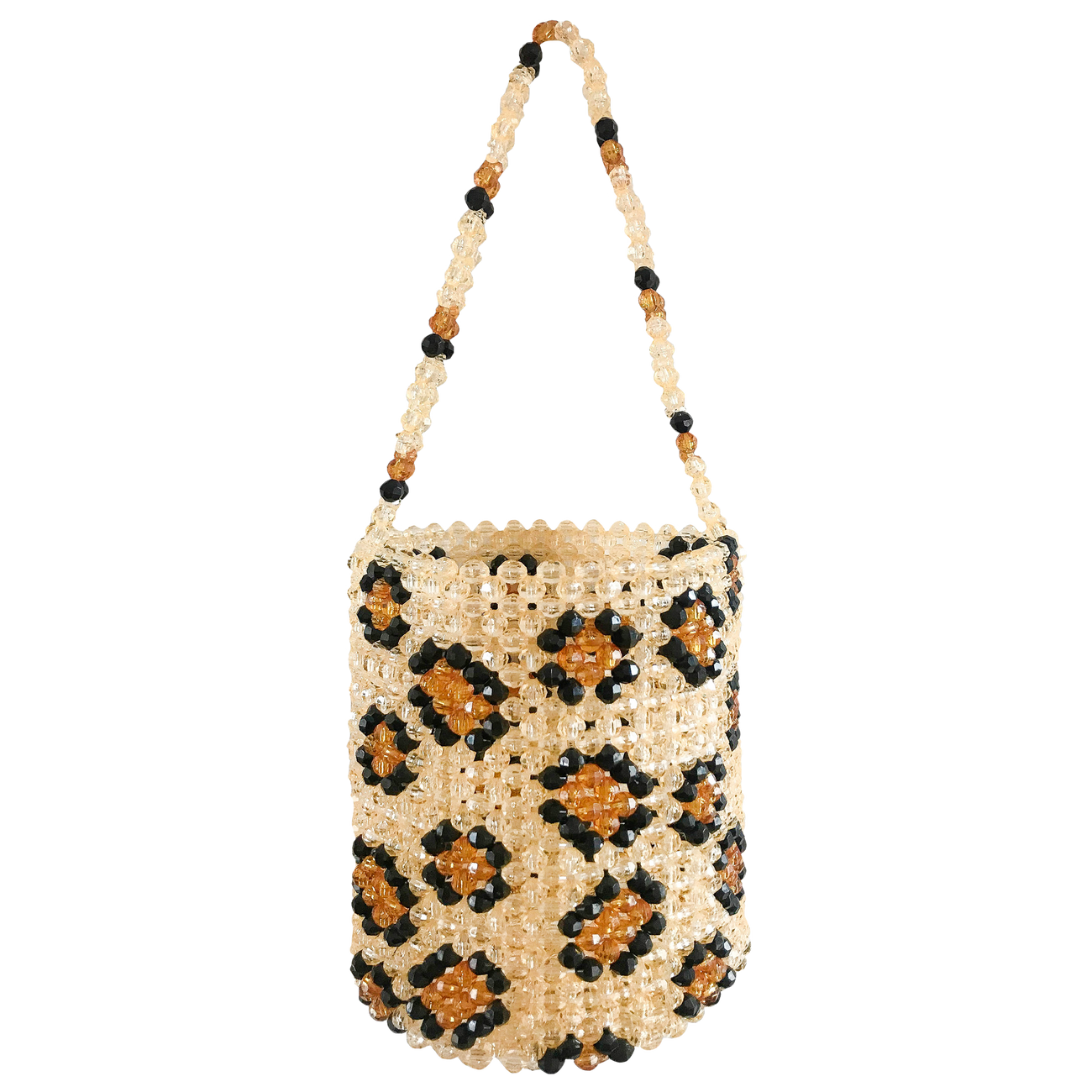 leopard bucket bag